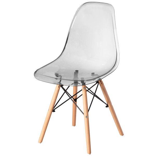 George Oliver Jeomar Modern Dining Chair with Wooden Dowel Eiffel